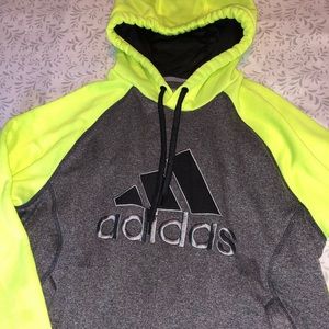 Neon Adidas Hoodie